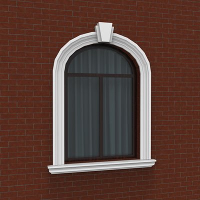 Готове Рішення обрамлення віконних проємів фасадним декором One Decor, фасадний декор, модель 010 700010 фото